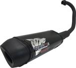 Escapamento Coyote Modelo START Mini-Tri Alumínio - CG 160 Fan / Start até 2017 - Honda