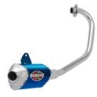 Escapamento Escape Gemoto Racing 3 Trioval Fan/cargo/start 160 2016 - 2017 Cromado Ponteira