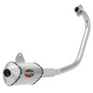 Escapamento Escape Gemoto Racing 3 Trioval Strada / Aero 1988 / 2002 Cromado Ponteira Escapamento Escape Gemoto Racing 3 Trioval Strada / Aero 1988 / 2002 Cromado Ponteira