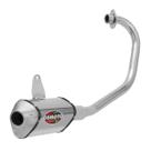 Escapamento Escape Gemoto Racing 3 Trioval Titan/fan 160 2016 - 2020 Cromado Ponteira