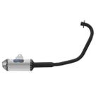 Escapamento Esportivo de Moto Pro Tork Mini 3 para Strada/aero 1988 À 2002 Curva Preta Escapamento Esportivo de Moto Pro Tork Mini 3 para Strada/aero 1988 À 2002 Curva Preta