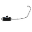 Escapamento Esportivo de Moto Pro Tork Mini 3 Strada/Aero 1988 À 2002 Curva Cromada
