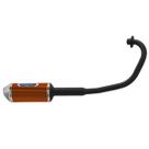 Escapamento Esportivo para Moto Pro Tork Mini 3 Fan 125 2009 À 2015 Curva Preta