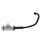 Escapamento Esportivo para Moto Pro Tork Mini 3 Titan 150 Ex/esd e Fan 150 Esdi 2014 À 2016 Curva Preta Escapamento Esportivo para Moto Pro Tork Mini 3 Titan 150 Ex/esd e Fan 150 Esdi 2014 À 2016 Curva Preta