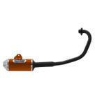 Escapamento Esportivo para Moto Pro Tork Mini 3 Titan 150 Ex/esd e Fan 150 Esdi 2014 À 2016 Curva Preta