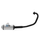 Escapamento Esportivo para Moto Pro Tork Mini 3 Titan 150 Ex/esd e Fan 150 Esdi 2014 À 2016 Curva Preta