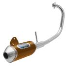 Escapamento Esportivo Pro Tork Mini 3 Curva Cromada Moto Ybr 125 Factor 2009 À 2015