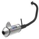 Escapamento Esportivo Pro Tork Mini 3 Curva Preta Moto Ybr 125 Factor 2009 À 2015 Escapamento Esportivo Pro Tork Mini 3 Curva Preta Moto Ybr 125 Factor 2009 À 2015