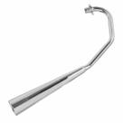 Escapamento Estralador Cromo Forte Moto Honda Titan 125 Ks Kse 2000 à 2004 Fan 125 Ks 2005 à 2008