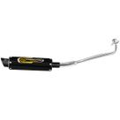 Escapamento Moto Honda Biz 125 2006 a 2010 Pro Tork Competition Curva Cromada Alto Desempenho