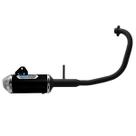 Escapamento Moto Yamaha YBR 125 2000/08 Esportivo Pro Tork Mini 3 Curva Preta