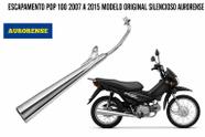Escapamento Pop 100 2007 a 2015 Modelo Original Silencioso Escapamento Pop 100 2007 a 2015 Modelo Original Silencioso