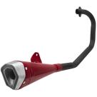 Escapamento Pro Tork Serie S Fan e Cg Start 160 2015 À 2023 Curva Preta