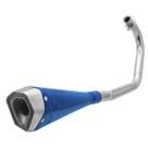 Escapamento Pro Tork Serie S Titan 125 Ks 2000 À 2004 Fan 125 2004 À 2008 Curva Cromada