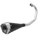 Escapamento Pro Tork Serie S Titan 150 Ks 2004 À 2008 Curva Cromada