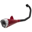 Escapamento Pro Tork Serie S Titan Honda 150 Esd 2004 Até 2008 Curva Preta