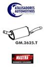 Escapamento Traseiro CORSA 1.0 CLASSIC SEDAN 2010 2011 2012 2013 2014 Original -Mastra GM2625T