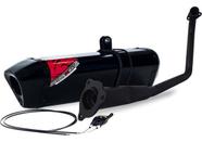 Escape / Ponteira Coyote Modelo TRS 2 Way + MAIS em Alumínio - Pop 110 ano 2015 em Diante