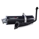 Escape / Ponteira Coyote RS3 em Alumínio Oval - Factor DX 150 Ano 2025 em Diante - Yamaha - Preto