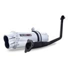 Escape / Ponteira Coyote RS5 Boca 8 Aluminio Oval - CB 300 F Twister - Honda