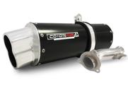 Escape / Ponteira Coyote RS5 Boca 8 Alumínio Oval - CB 500 F / R / X ano 2014 até 2019 - Honda