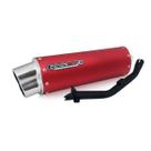 Escape Ponteira Coyote RS5 Boca 8 Bros 160 NXR 2015 à 2024 Honda Vermelho