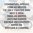 Escape / Ponteira Coyote TRS 2 Way JUNIOR 20cm em Alumínio - CB 300 F Twister - Honda