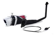 Escape / Ponteira Coyote TRS 2 Way + Mais JUNIOR 20cm em Alumínio - NMax 160 - Yamaha