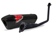 Escape / Ponteira Coyote TRS Tri-Oval Alumínio - CG 125 Fan 2009 até 2013 / 2014 em Diante - Honda