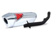 Escape / Ponteira Coyote TRS Tri-Oval Alumínio - Falcon NX 400 até 2005 - Honda