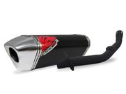 Escape / Ponteira Coyote TRS Tri-Oval Alumínio - Falcon NX 400i 2006 até 2008 / 2013 em Diante - Honda