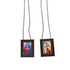 Escapulário de Nossa Senhora do Carmo em Tecido Colorido - Tradicional