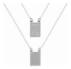 Escapulario De Prata Italiana 925 90 Cm Medalha 10x14 Mm Escapulario De Prata Italiana 925 90 Cm Medalha 10x14 Mm