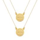 Escapulário Dourado Masculino Redondo São Jorge Escapulário Dourado Masculino Redondo São Jorge