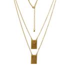 Escapulário Duplo Folheado em Ouro 18k SoftJoias