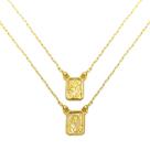 Escapulario Em Ouro 18k Gargantilha Corrente Cordão Colar Masculino