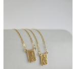 Escapulário Feminino Piastrine 1.3 Ouro 18k 750 65 Cm Dourad Dourado