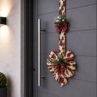Escapulário Fita Árvore Natal Decoração Enfeite Porta De 2m