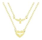 Escapulario Folheado A Ouro 18k Espirito Santo 60cm