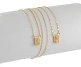 Escapulário Masculino Ouro 18k 750 São Jorge E Sagrado 60 Cm