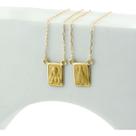 Escapulário Masculino Ouro 18k Ns Aparecida Sagrado 60 Cm Escapulário Masculino Ouro 18k Ns Aparecida Sagrado 60 Cm