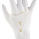 Escapulário Masculino Tradicional 65 Cm 8x6 Fs Ouro 18k 750 Amarelo