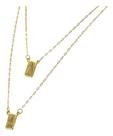 Escapulário Ouro 18k Ns Aparecida Sagrado Navetinha 60 Cm Fs