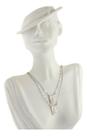 Escapulário Ouro Branco 18k 750 Tradicional Tijolinho 60 Cm Dourado