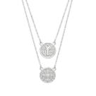 Escapulário Religioso São Bento Prata 925 Medalha 12mm 60cm Escapulário Religioso São Bento Prata 925 Medalha 12mm 60cm