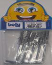 Escápulas Zincadas + 6 Buchas 6mm Kit 6 Pçs - Boly - Ref. 33