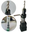 Escareador De Vídea Com Broca Para Madeira MDF Rebaixo 10mm e 8mm