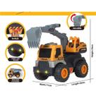 Escavadeira Caminhão Com Som E Luz A Fricção - MR 1189-39