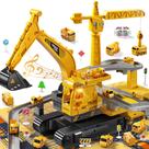 Escavadeira de construção Toy KIZONLY para crianças de 3 a 5 anos com luz