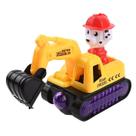 Escavadeira Elétrica de Brinquedo Patrulha Canina Com Luz e Música Para Crianças Escavadeira Elétrica de Brinquedo Patrulha Canina Com Luz e Música Para Crianças
